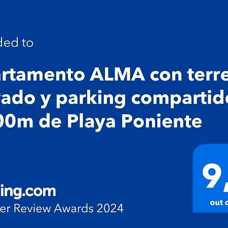 Apartamento Alma Con Terreno Privado Y Parking Compartido - A 800M De Playa Poniente Бенидорм Экстерьер фото