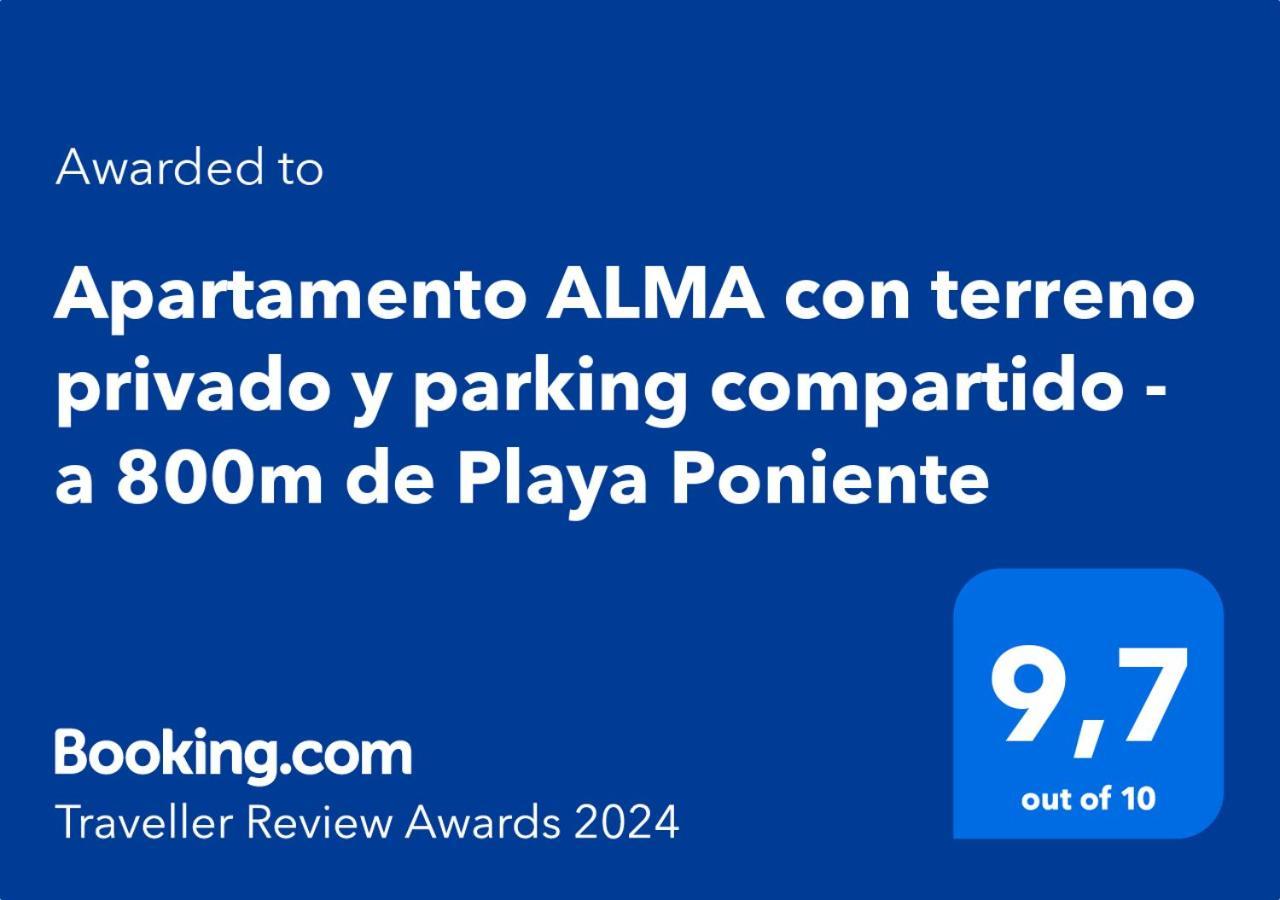 Apartamento Alma Con Terreno Privado Y Parking Compartido - A 800M De Playa Poniente Бенидорм Экстерьер фото